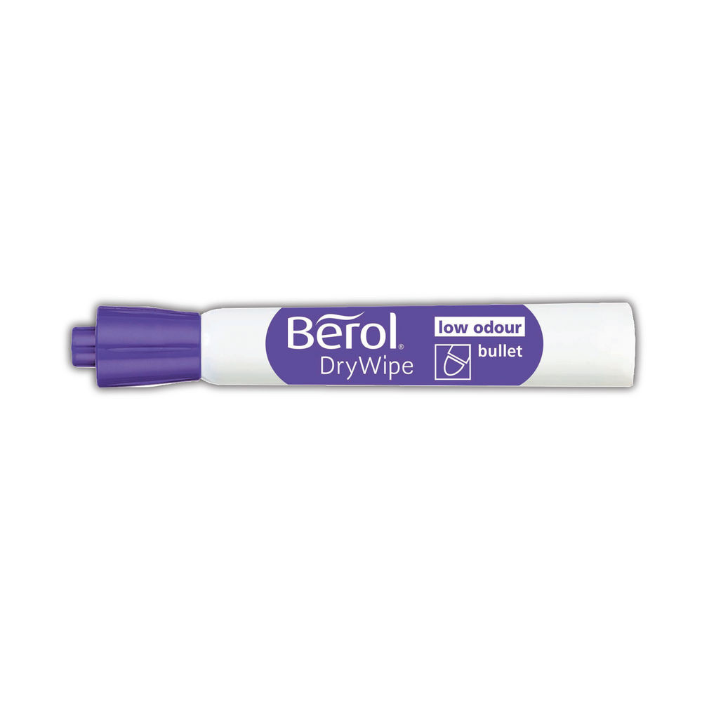 Berol Drywipe Marker Bullet Tip Assorted (Pack of 8)