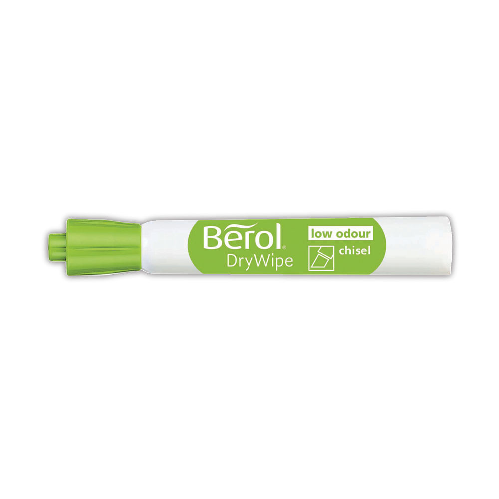 Berol Drywipe Marker Chisel Tip Assorted (Pack of 8)