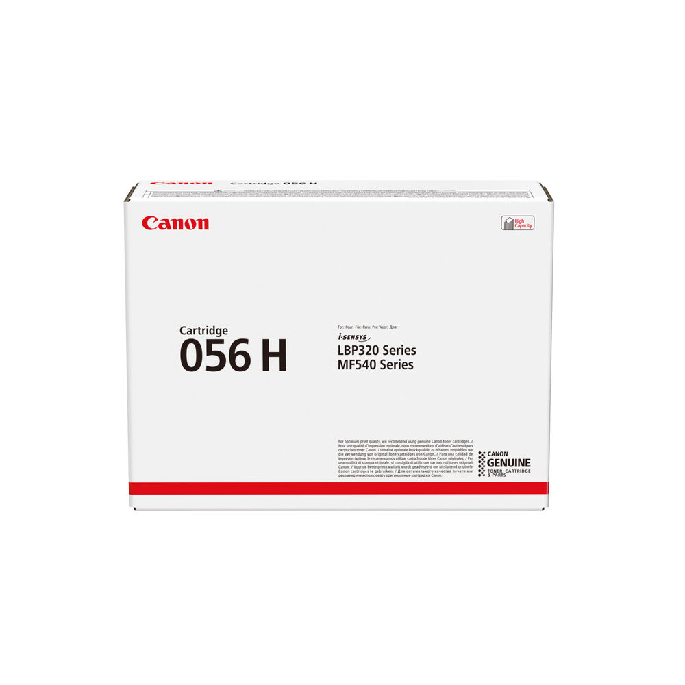 Canon 056H Black Toner Cartridge - High Capacity 3008C002