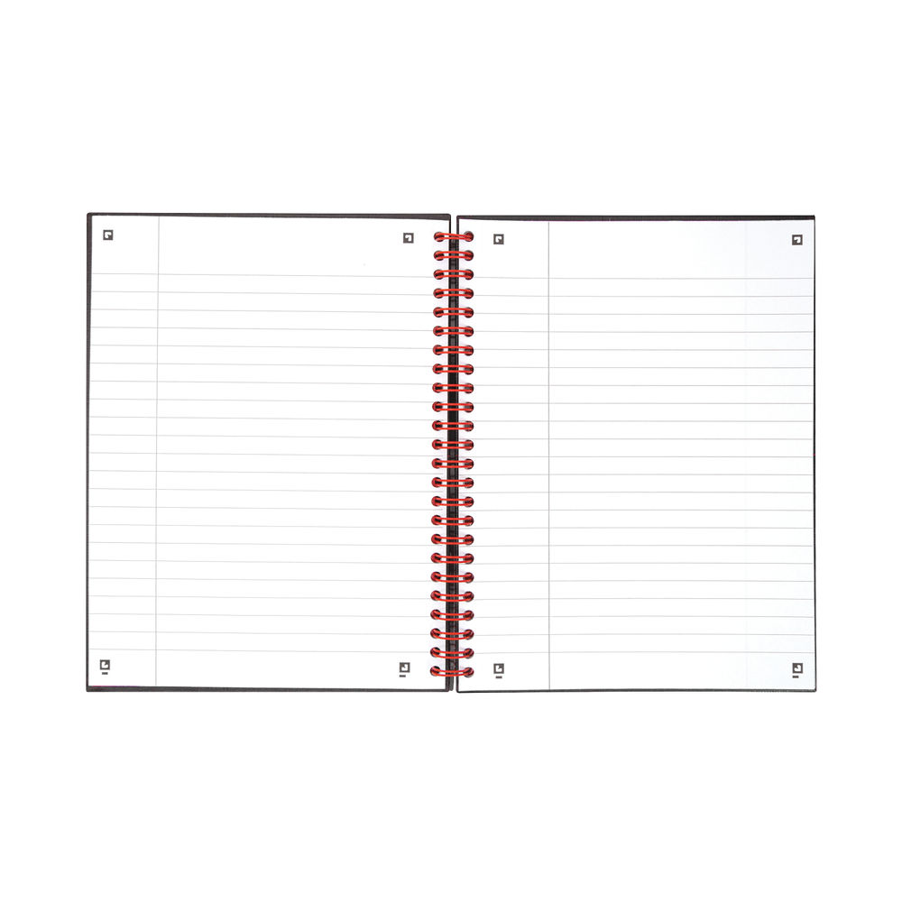 Black n' Red A5+ Margin Ruled Wirebound Notebook (Pack of 5)