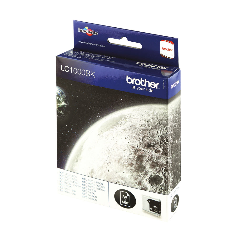 Brother LC100BK Inkjet Cartridge Black LC1000BK