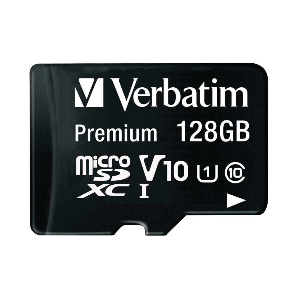 Verbatim Premium 128GB SDXC Micro Card with Adapter