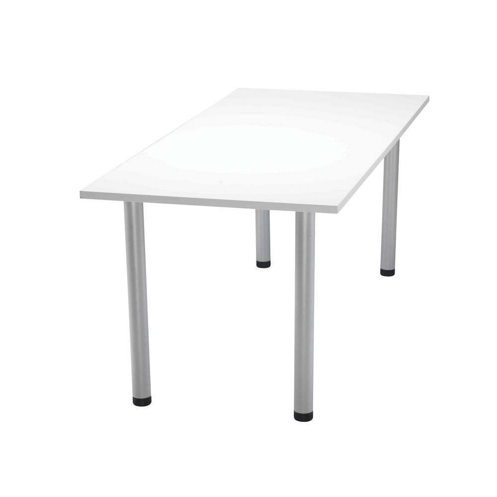Jemini 1800x800mm White Rectangular Meeting Table