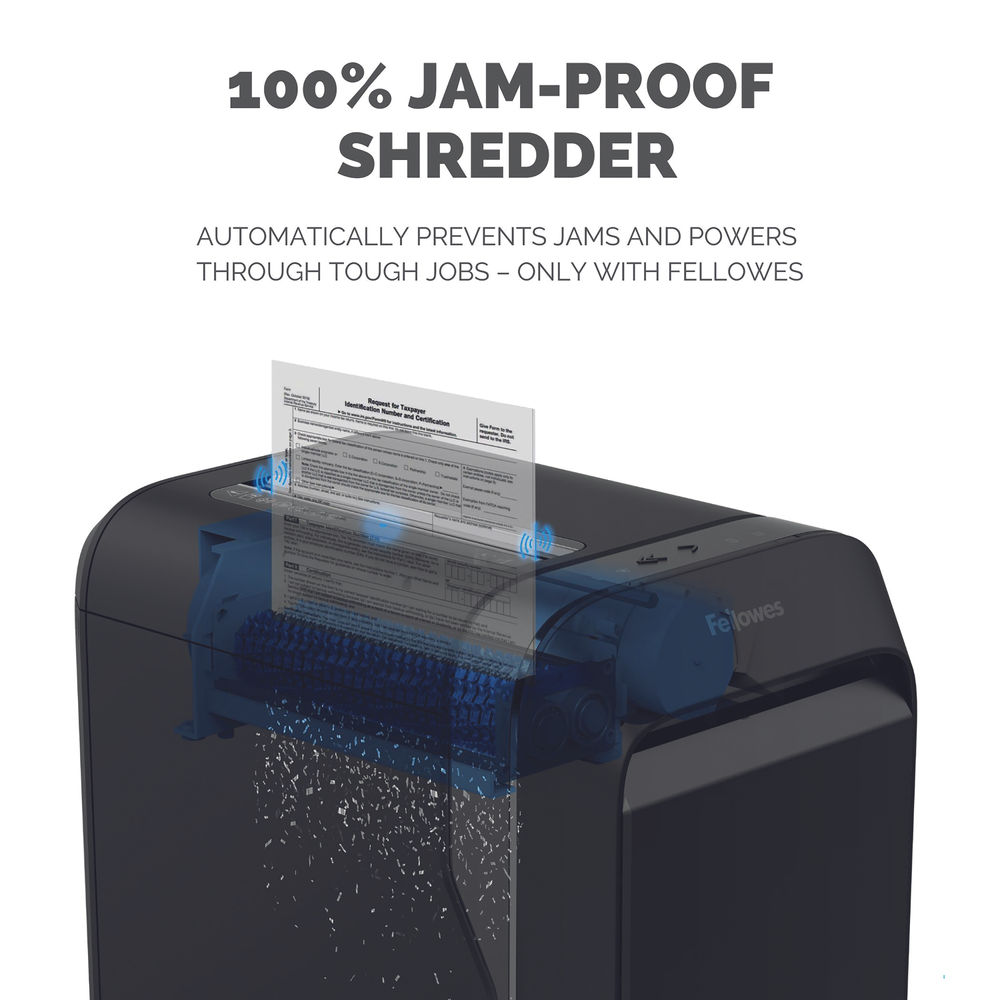 Fellowes Powershred LX221 Black Micro-Cut Shredder