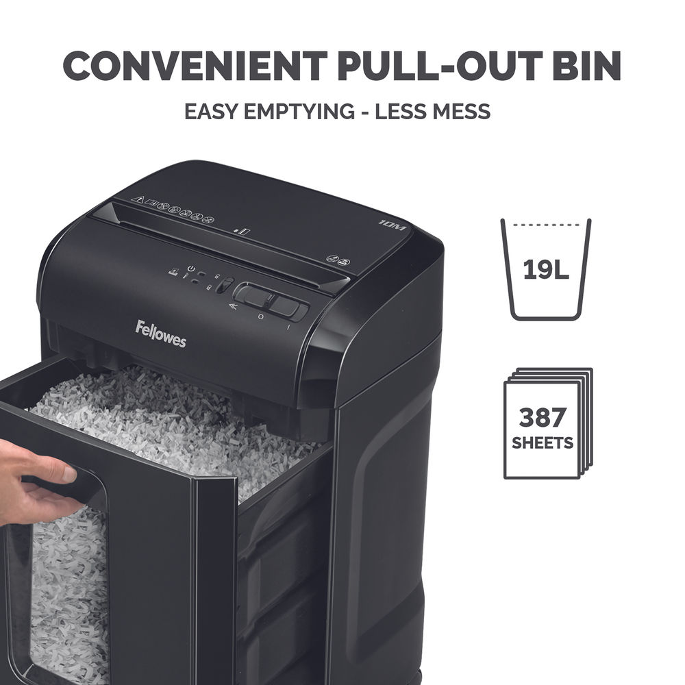 Fellowes Powershred 10M Micro-Cut Shredder