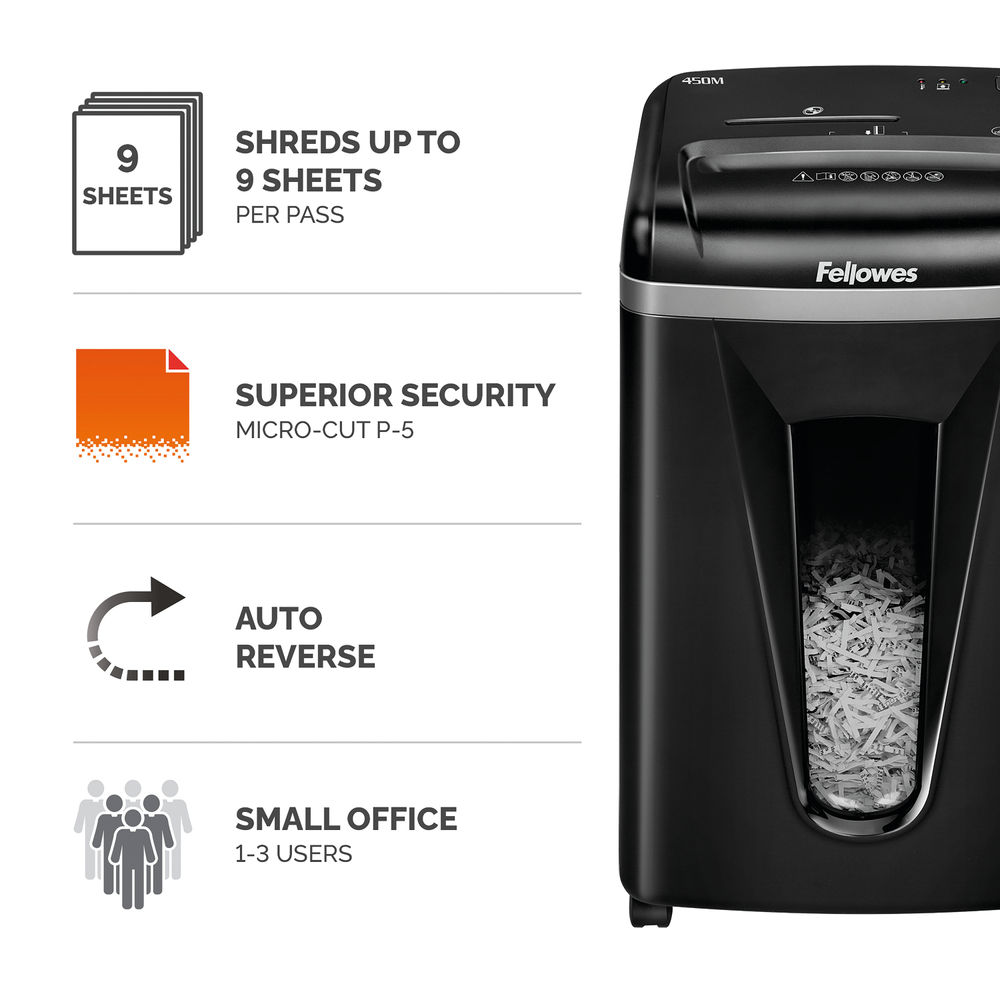 Fellowes Powershred 450M Micro-Cut Shredder