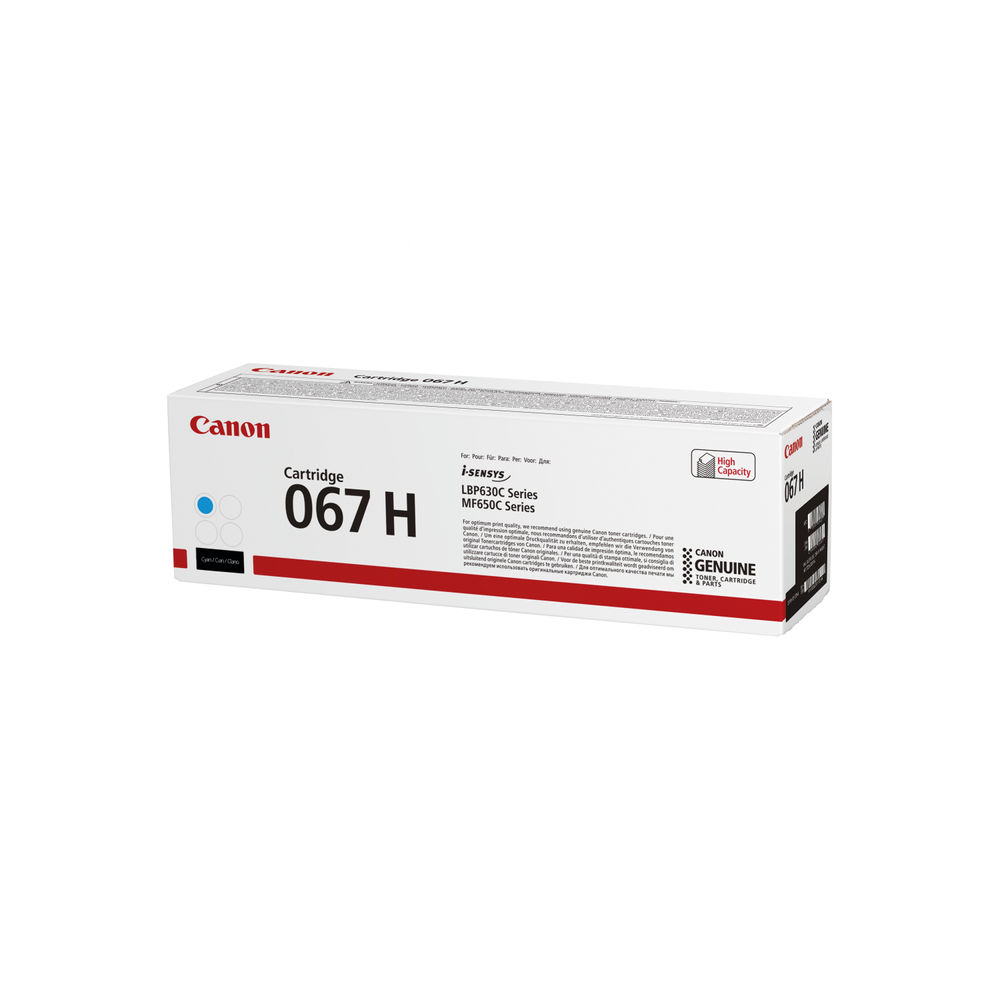 Canon 067 Cyan High Yield Toner Cartridge