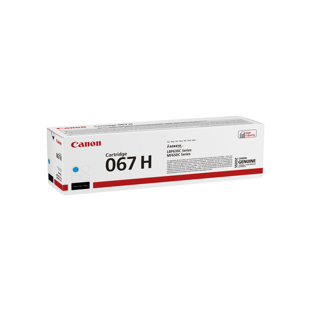 Canon 067 Cyan High Yield Toner Cartridge