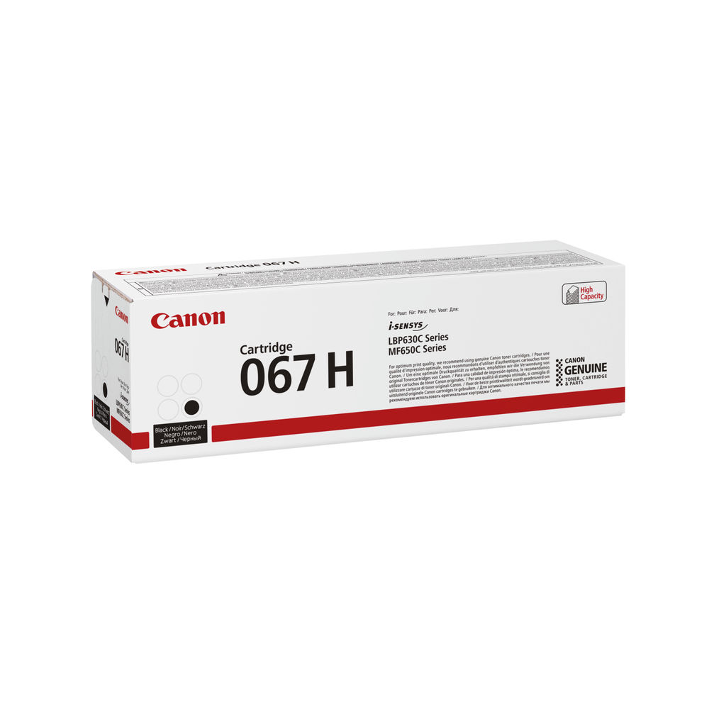 Canon 067 Black High Yield Toner Cartridge