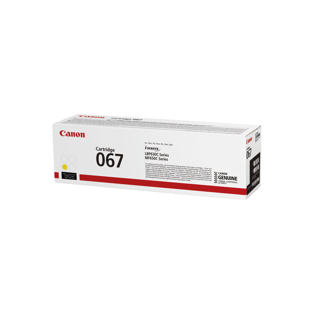 Canon 067 Yellow Toner Cartridge