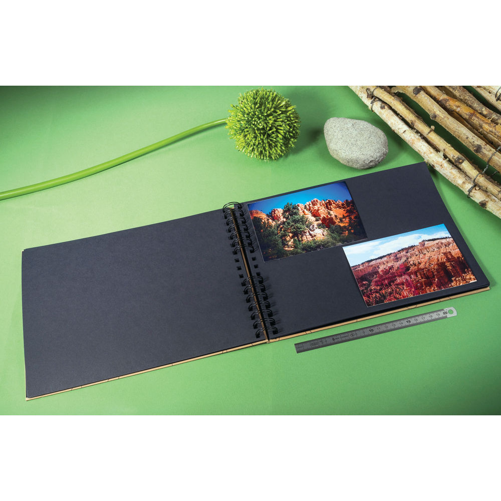 Exacompta Eterneco Spiral Photo Album 50 Pages 32x22cm Brown