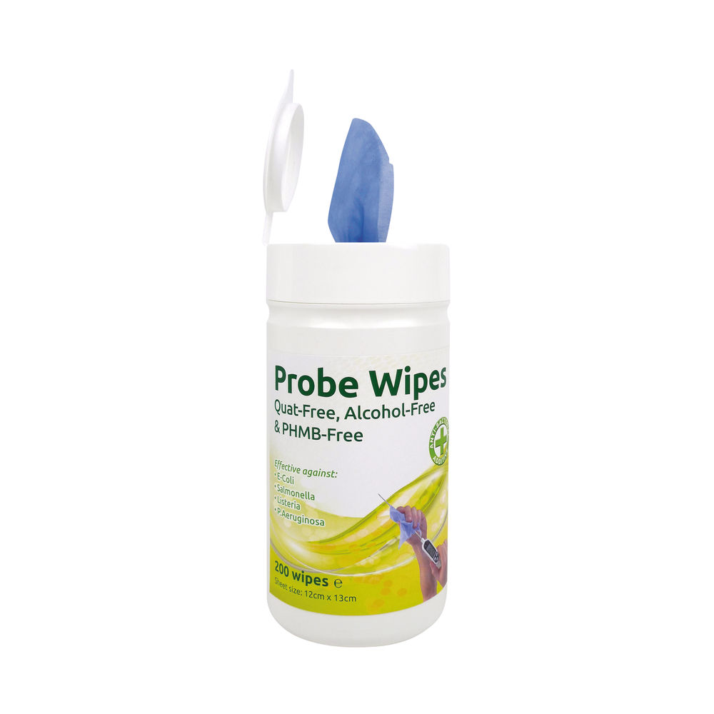 2Work Antibacterial Probe Wipes (Pack of 200)