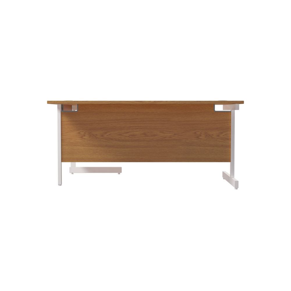 Jemini Radial 1600x1200x730mm Nova Oak Right Hand Cantilever Desk