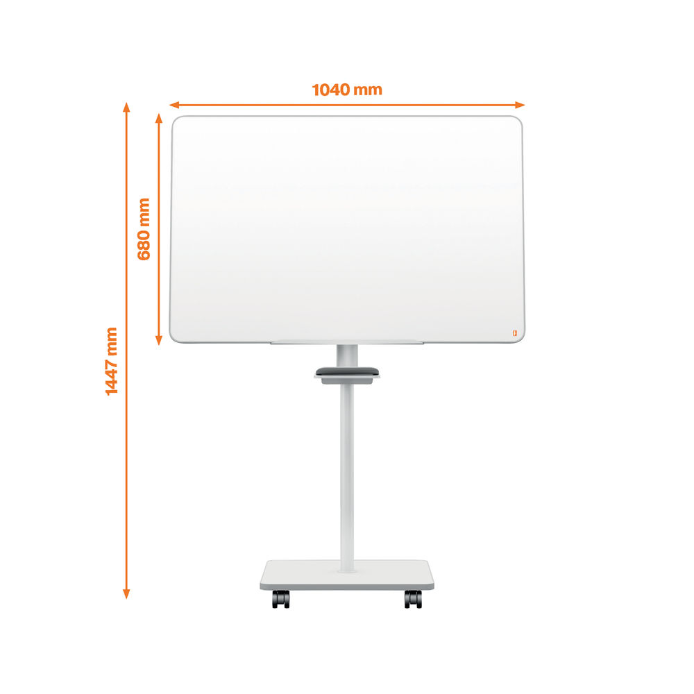 Nobo Move Meet Mobile Magnetic Flipchart Easel 680x1040mm