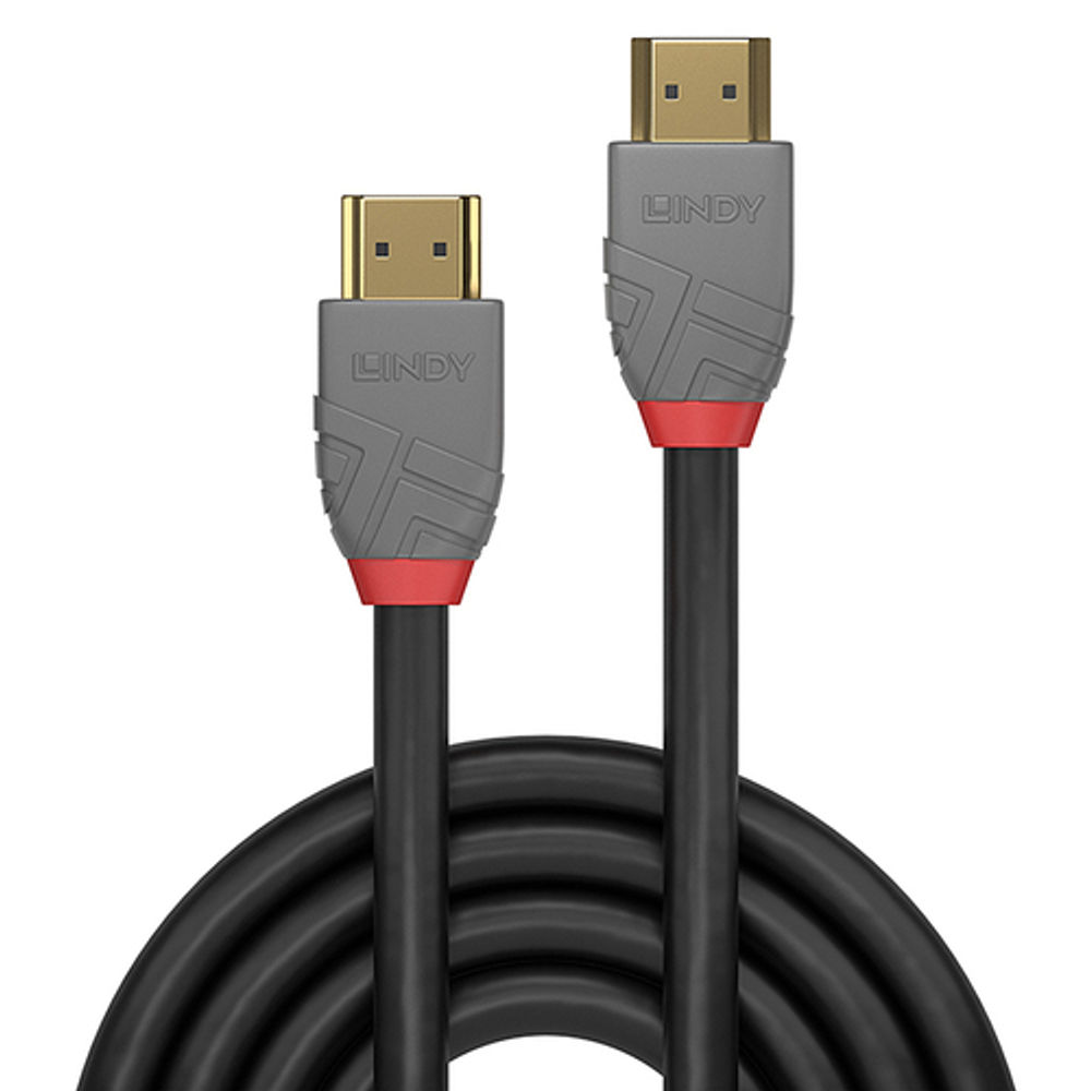 Lindy Anthra Line 1mm Black HDMI Cable