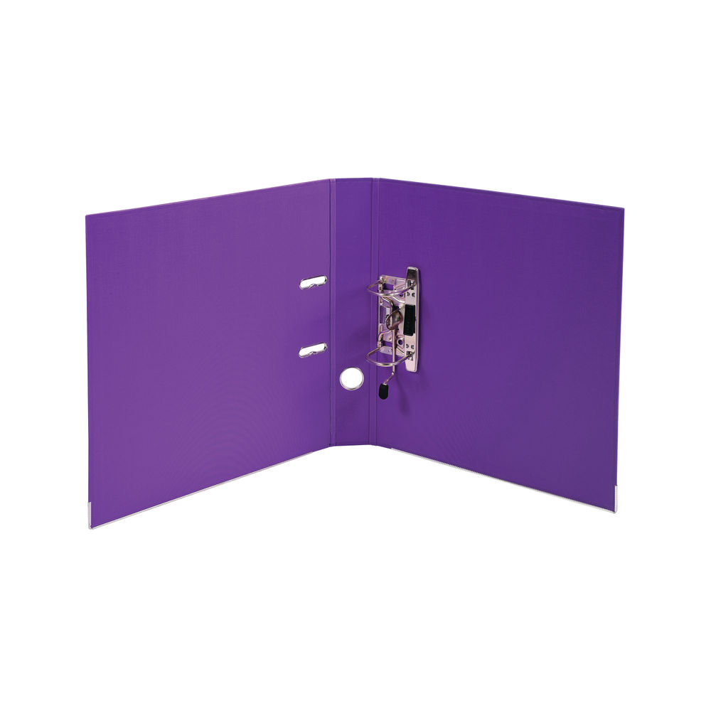 Exacompta PremTouch A4Plus Lever Arch File Dark Purple 50mm Spine (Pack of 10)