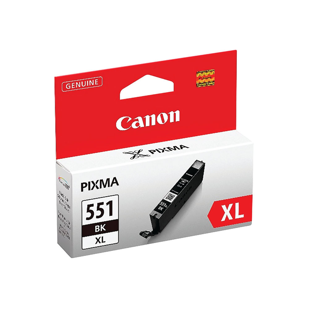 Canon 551 Black High Yield Ink Cartridge - 6443B001