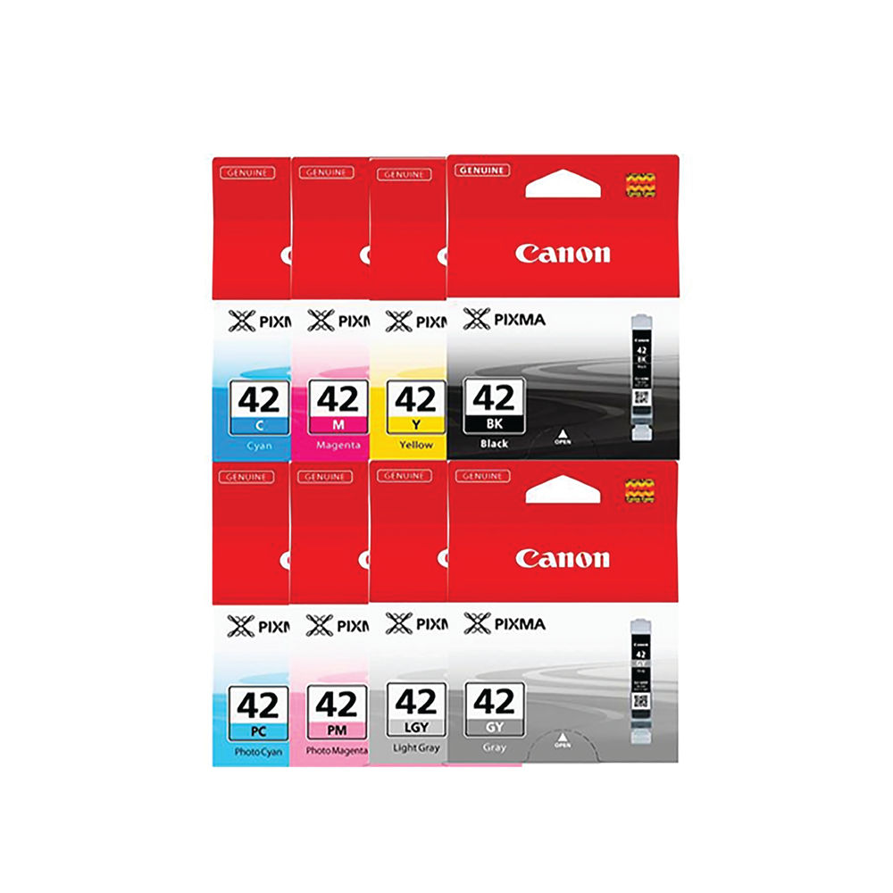 Canon CLI-42 Ink Cartridge Multipack (Pack of 8) - 6384B010