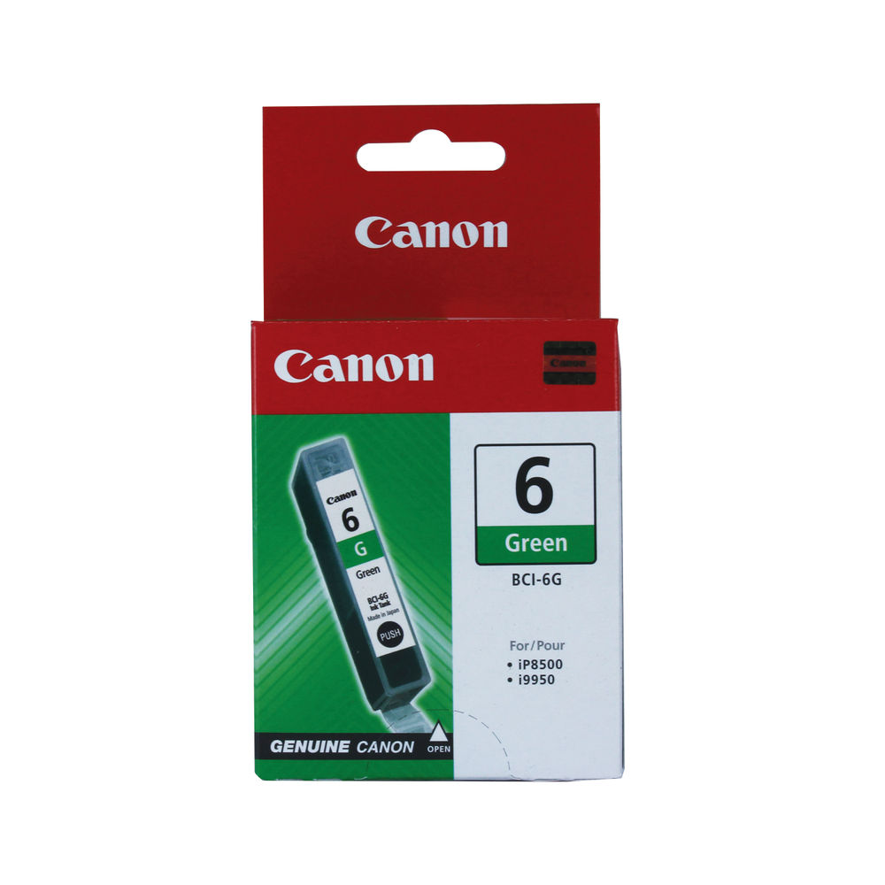 Canon BCI-6G Inkjet Cartridge Green 9473A002