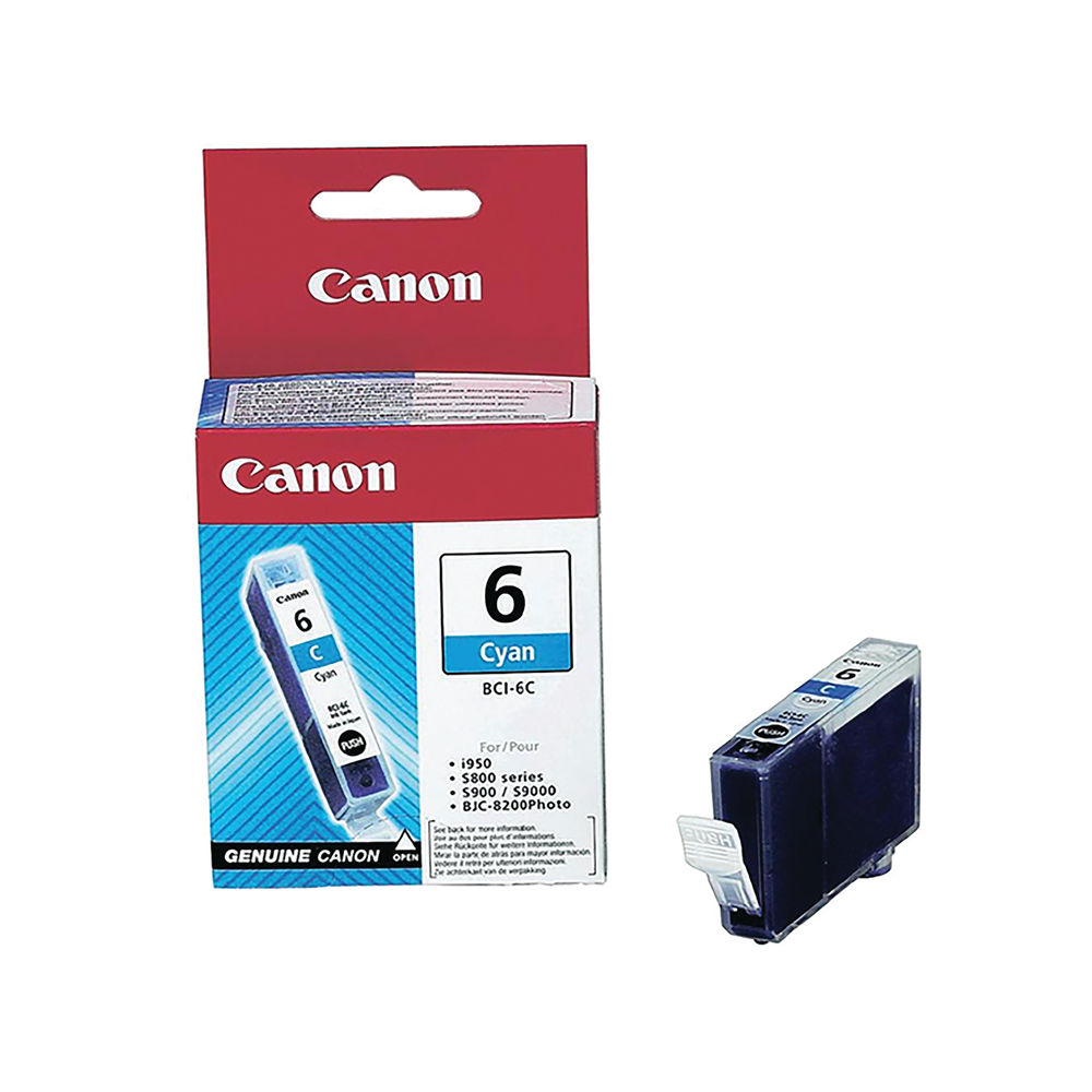 Canon BCI-6C Cyan Inkjet Cartridge 4707A002