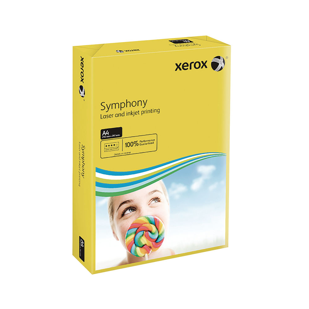 Xerox Symphony Dark Yellow A4 80gsm Paper (Pack of 500) XX93952