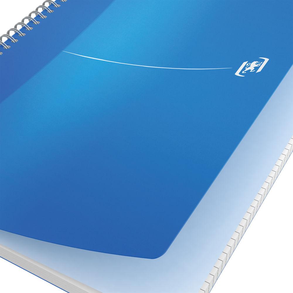 Oxford A5 Translucent Poly Wirebound Notebooks (Pack of 5)