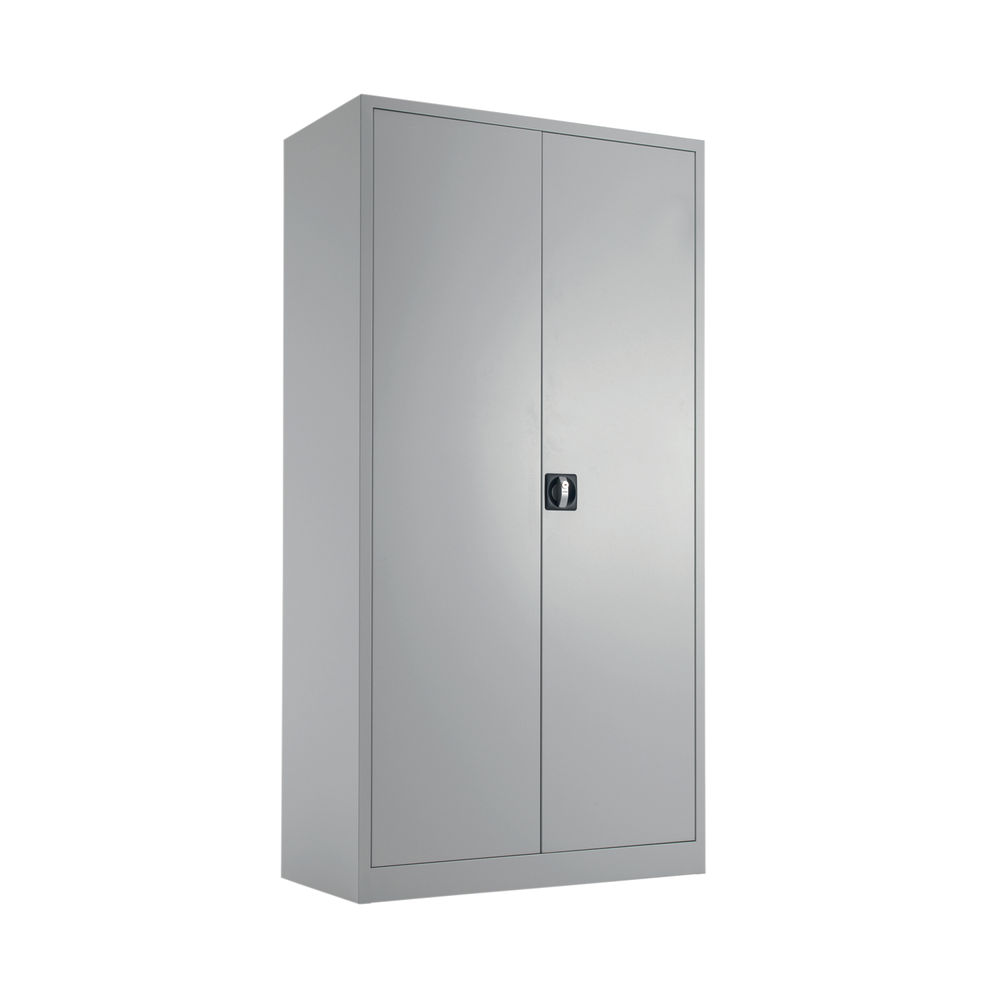 Talos 1790mm Grey Double Door Stationery Cupboard