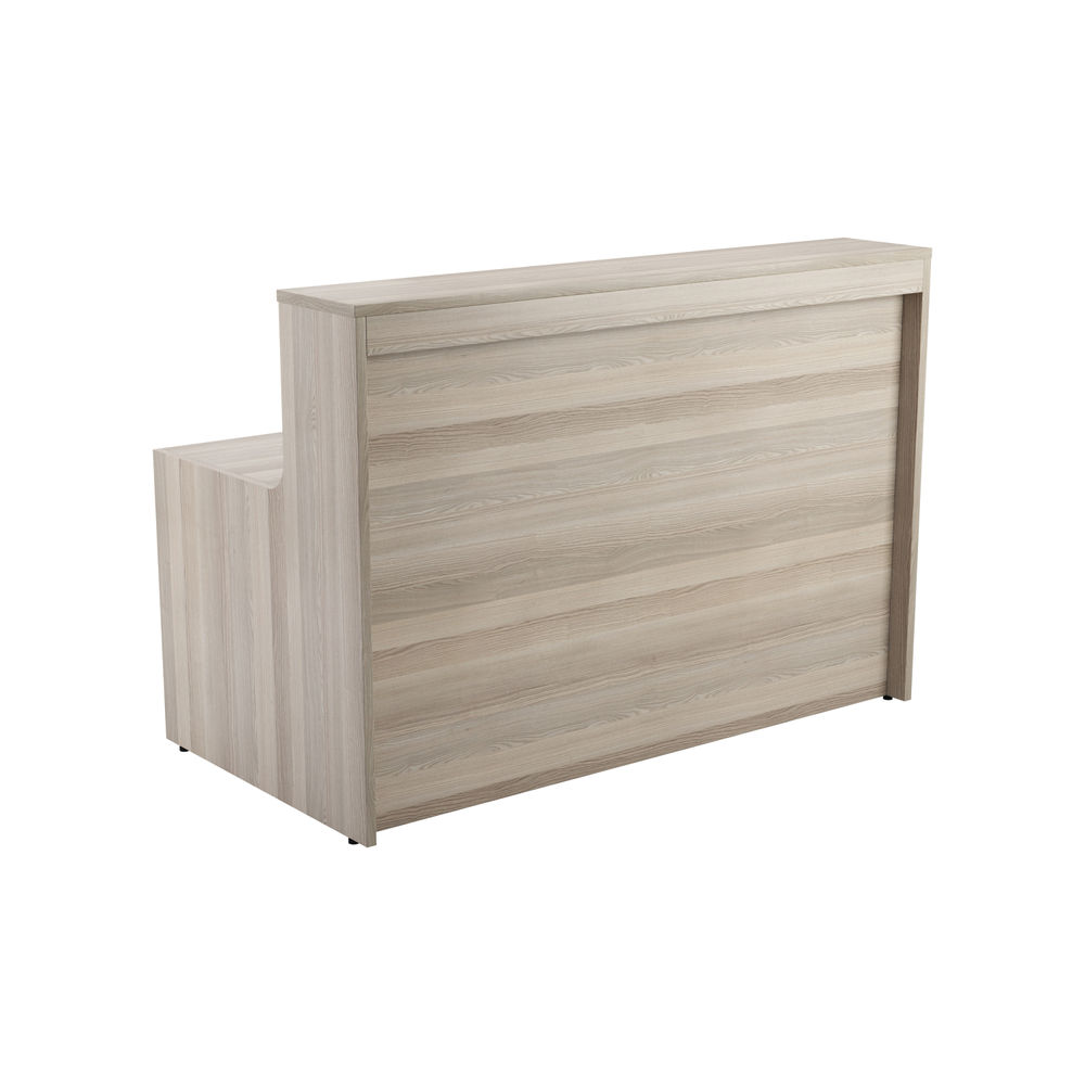 Jemini 1400x800mm Grey Oak Reception Unit