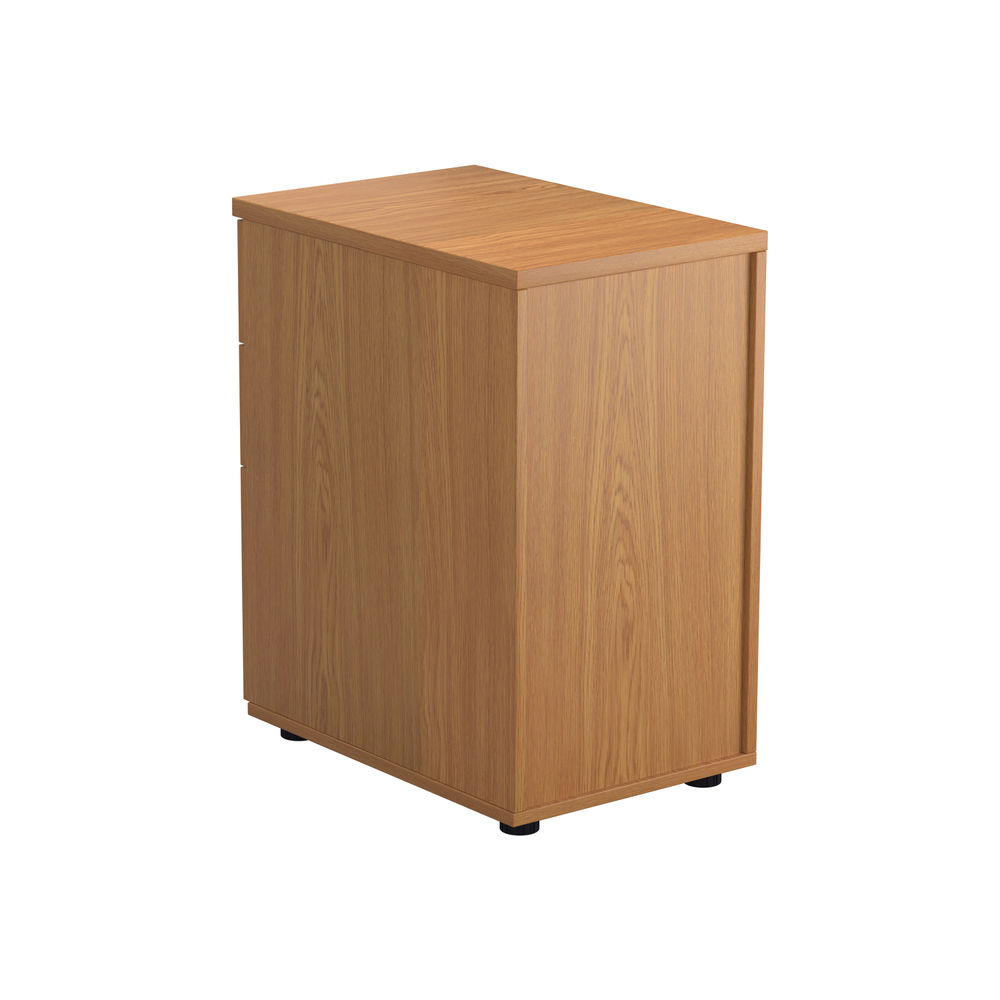 Jemini H730mm Nova Oak 3 Drawer Desk High Pedestal