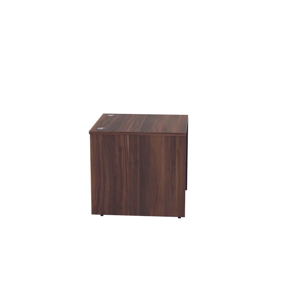 Jemini 800x800mm Dark Walnut Reception Modular Desk Unit