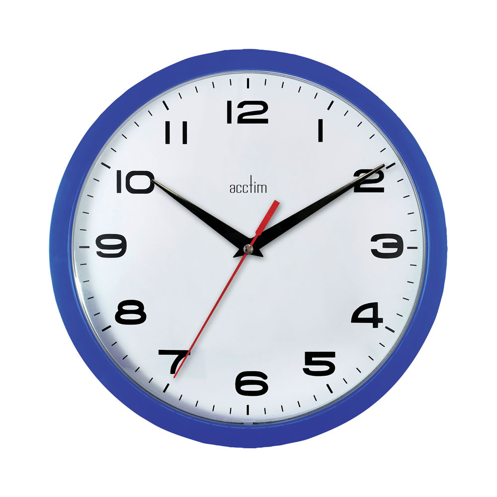 Acctim Aylesbury Wall Clock Blue 92/308