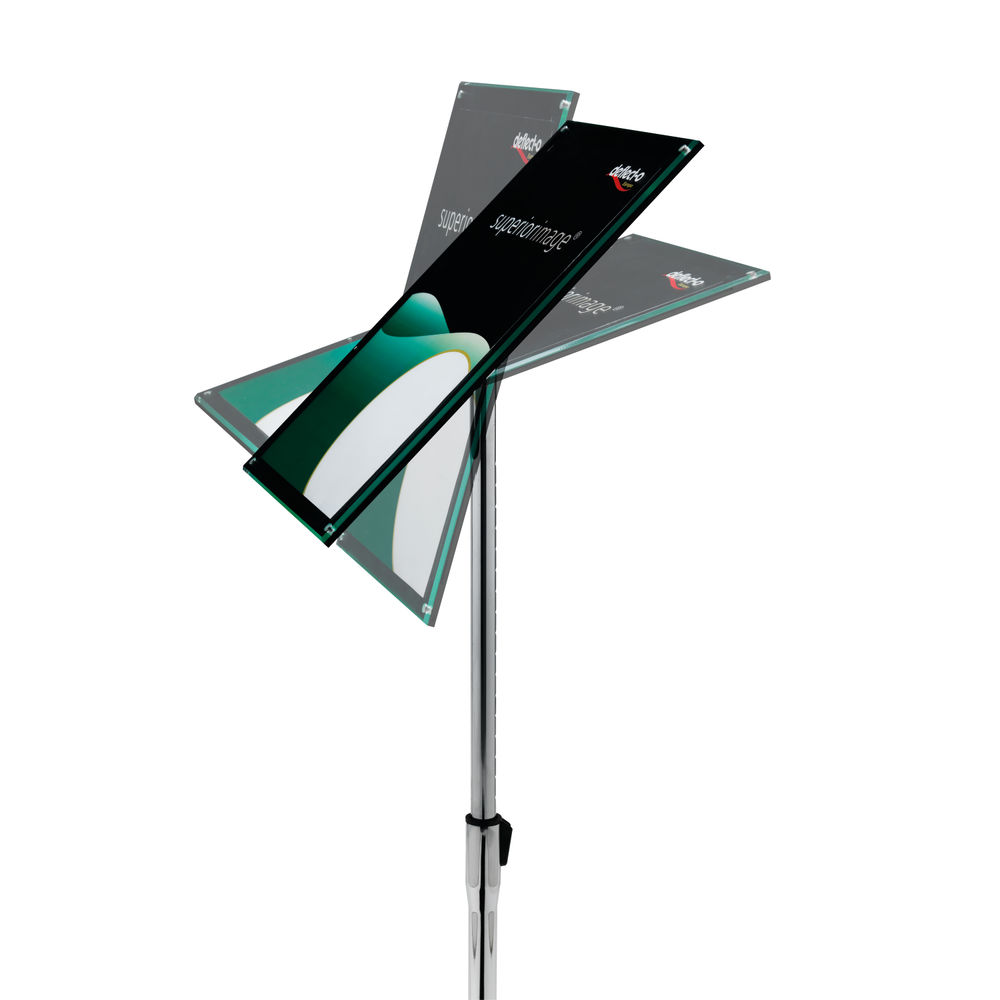 Deflecto Bevelled Floor Sign Holder A4 DE790845