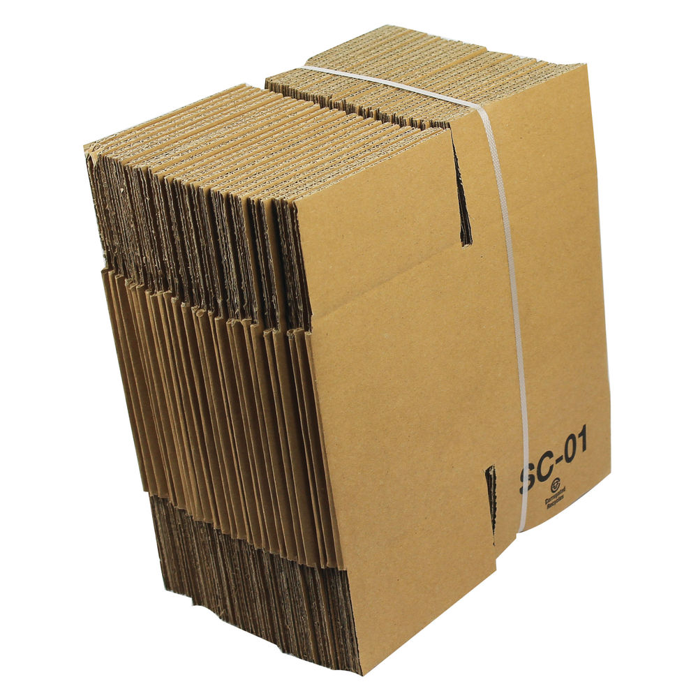 Brown Single Wall Cardboard Boxes 127 x 127 x 127mm, Pack of 25 - SC-01