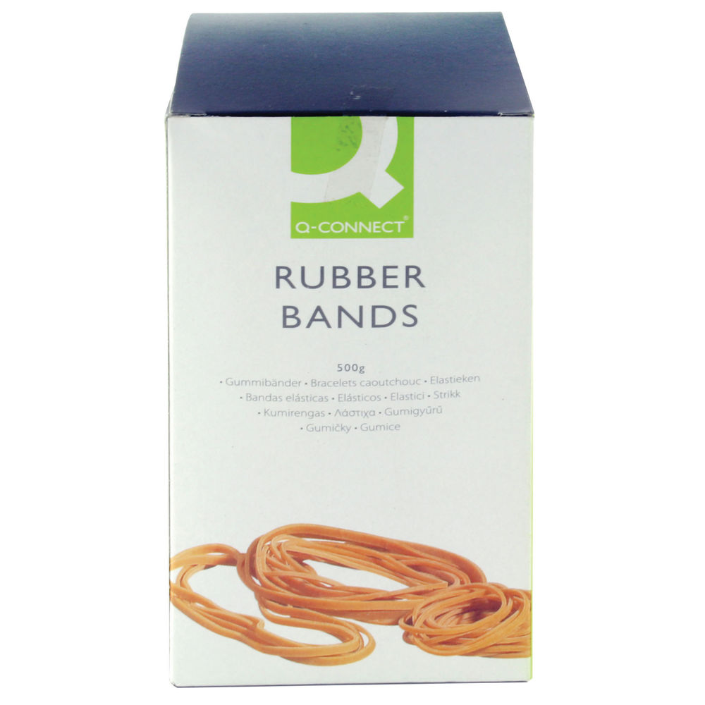 Q-Connect Rubber Bands Assorted Sizes 500g KF10577