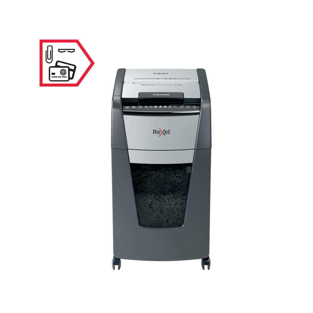 Rexel Optimum AutoFeed+ 300M Micro Cut Shredder