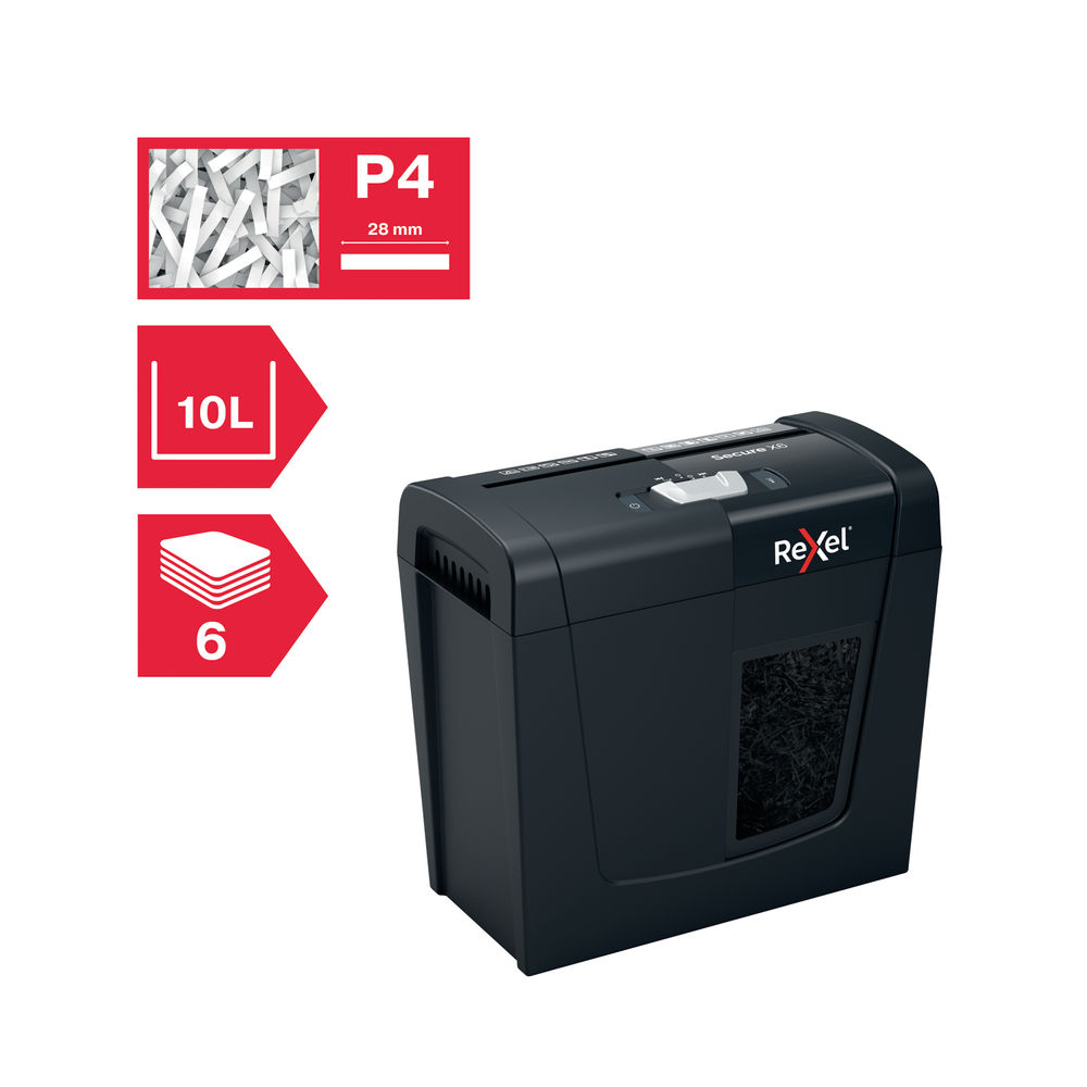 Rexel Secure X6 Cross Cut Shredder