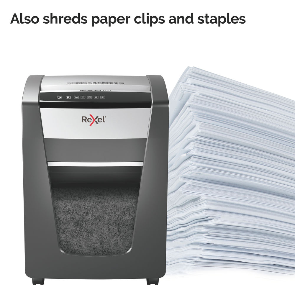 Rexel Momentum X420 Cross-Cut Shredder