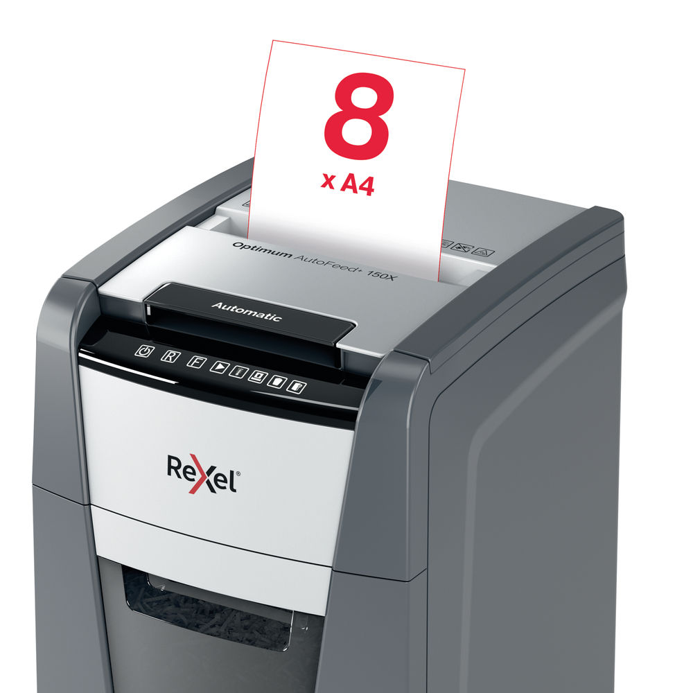 Rexel Optimum AutoFeed+ 150X Cross Cut Shredder