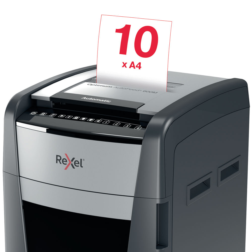 Rexel Optimum AutoFeed+ 600M Micro Cut Shredder