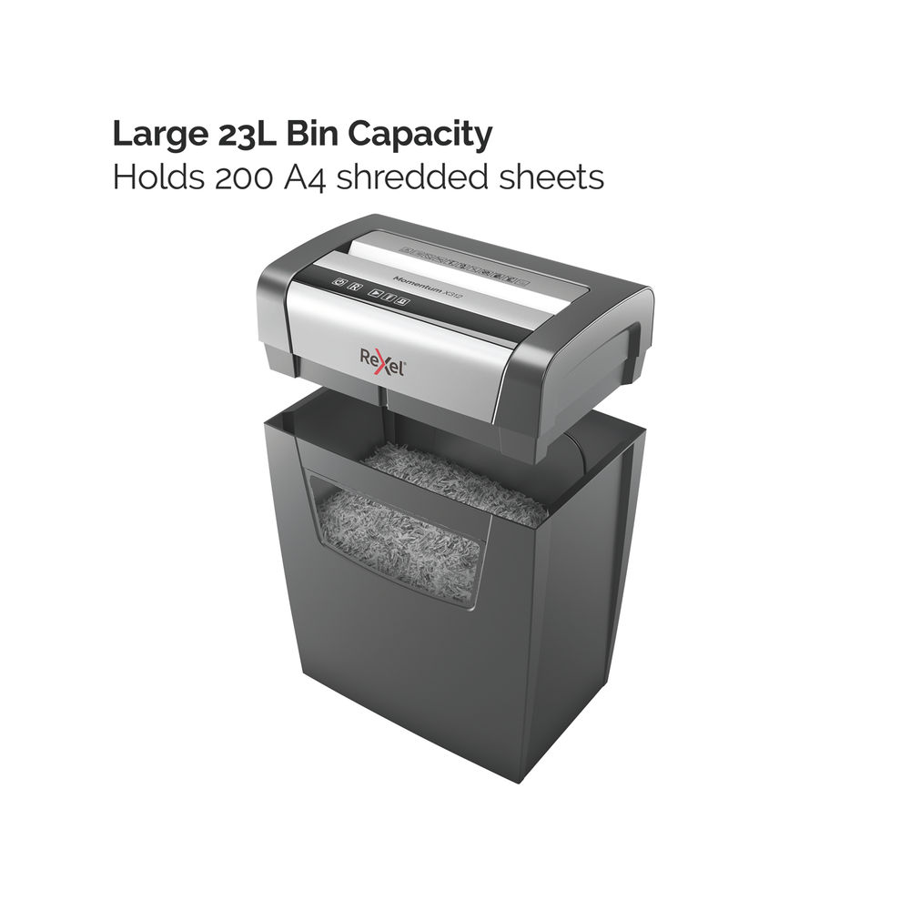 Rexel Momentum X312 Cross-Cut Shredder