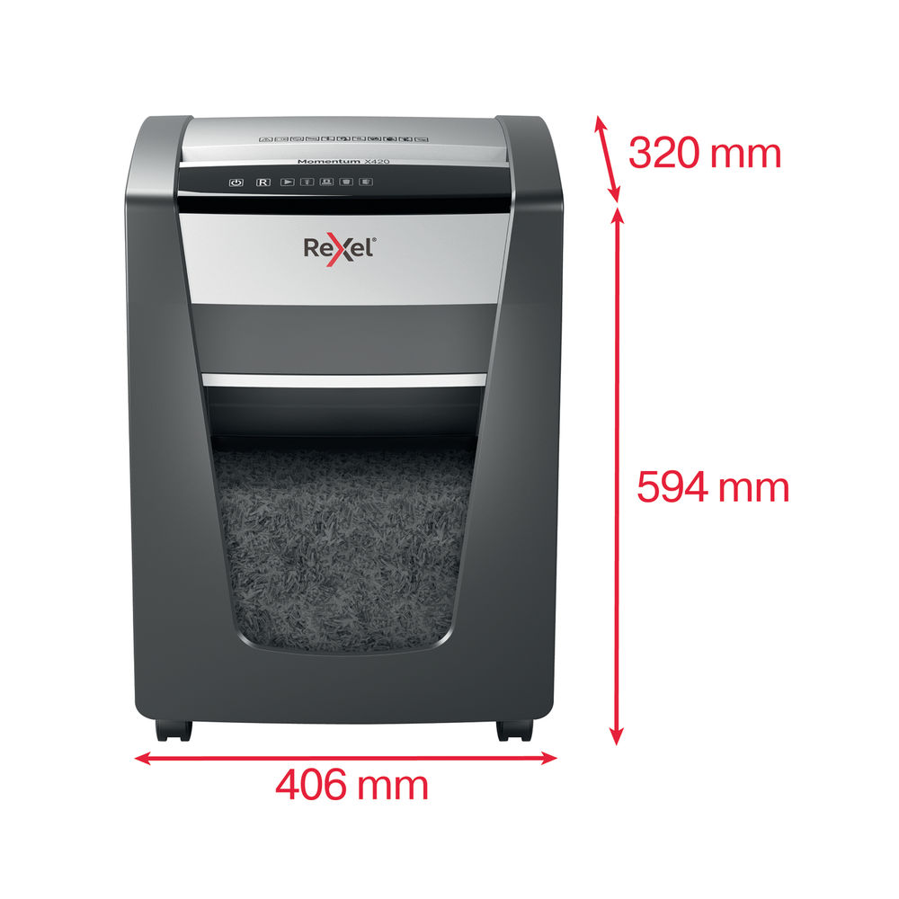 Rexel Momentum X420 Cross-Cut Shredder