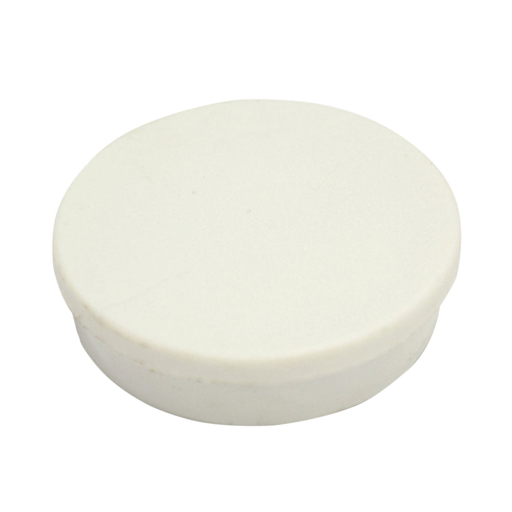 Bi-Office White Antimicrobial Super Strong Magnets (Pack of 10)