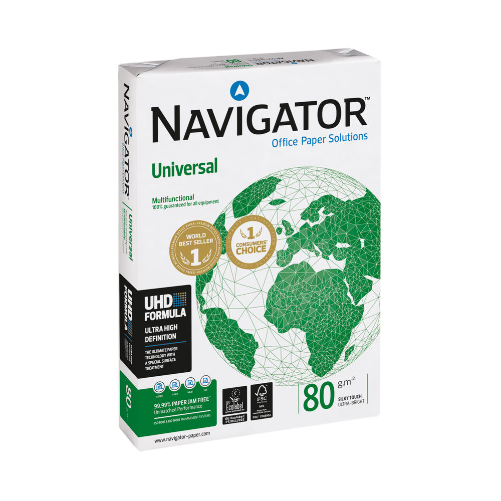 Navigator Universal A4 White 80gsm Paper (Pack of 2500)