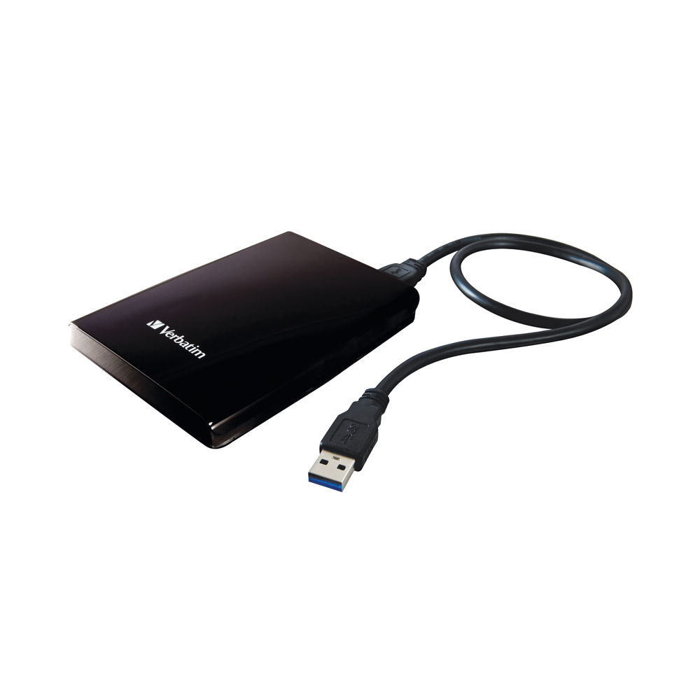 Verbatim Store N Go Portable Hard Disk Drive USB 3.0 2TB Black 53177