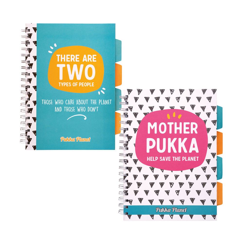 Pukka Planet Project Book B5 Assorted Designs (Pack of 2) 9702-SPP