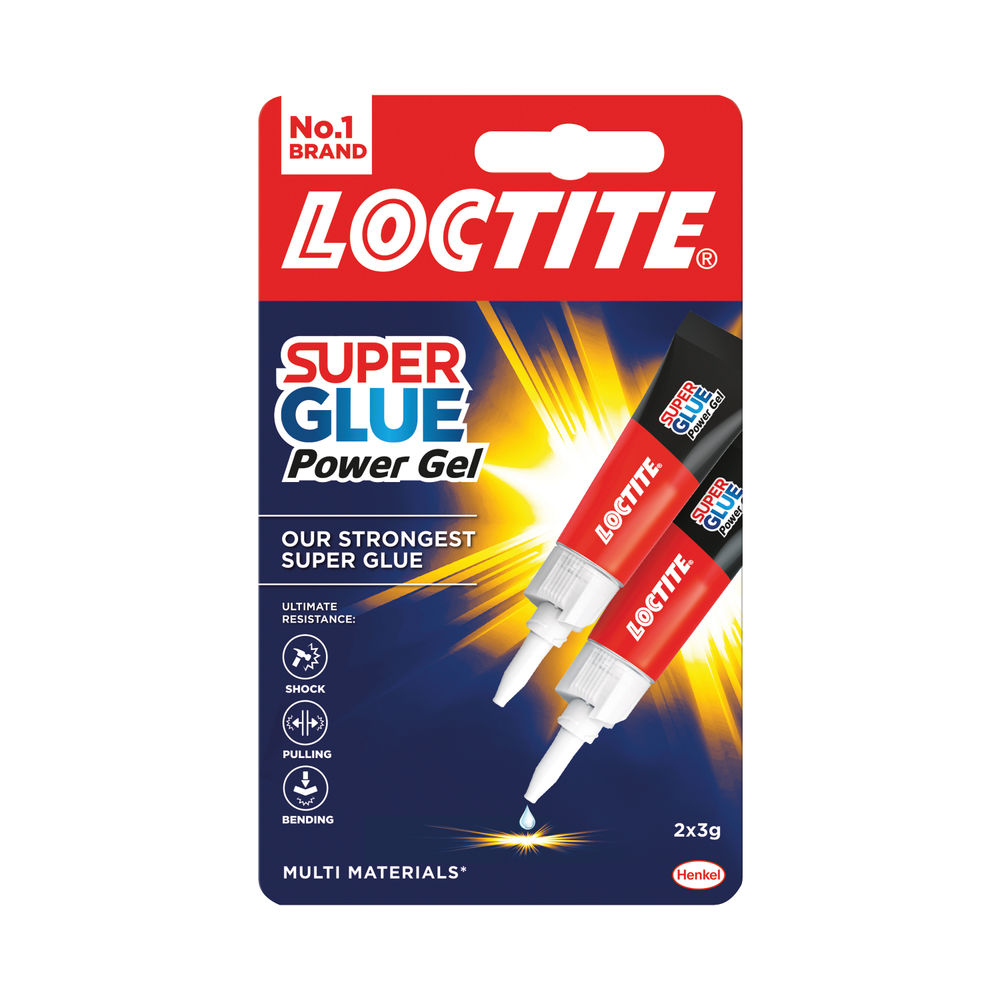 Loctite Super Glue Power Gel Duo 2x3g (Pack of 2) 2560191