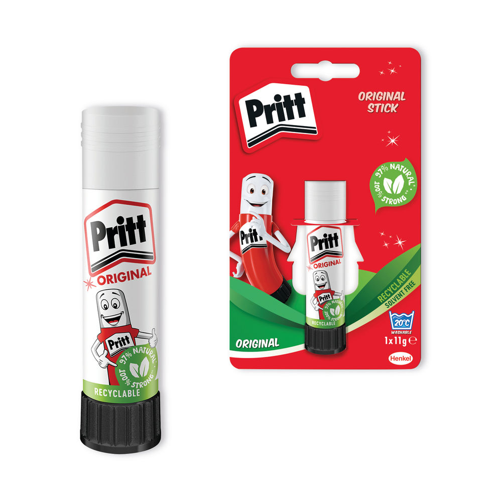 Pritt Stick 11g Blister, Pack of 12 | 1456073