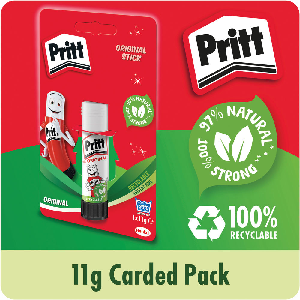 Pritt Stick 11g Blister Cards (Pack of 12)