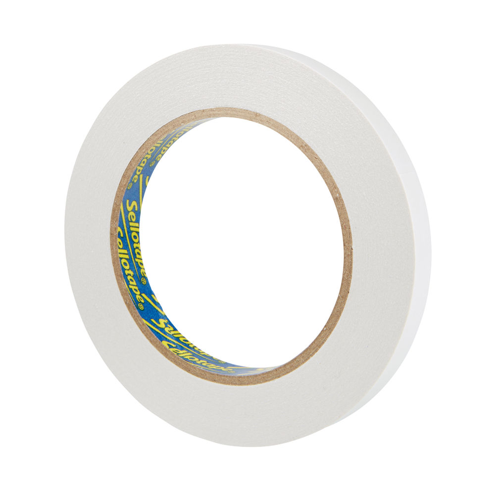 Sellotape Double Sided Tape 12mmx33m (Pack of 12)