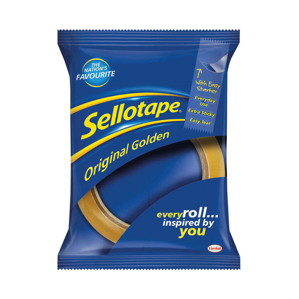 Sellotape 24mm x 66m Clear Tape (Pack of 12)